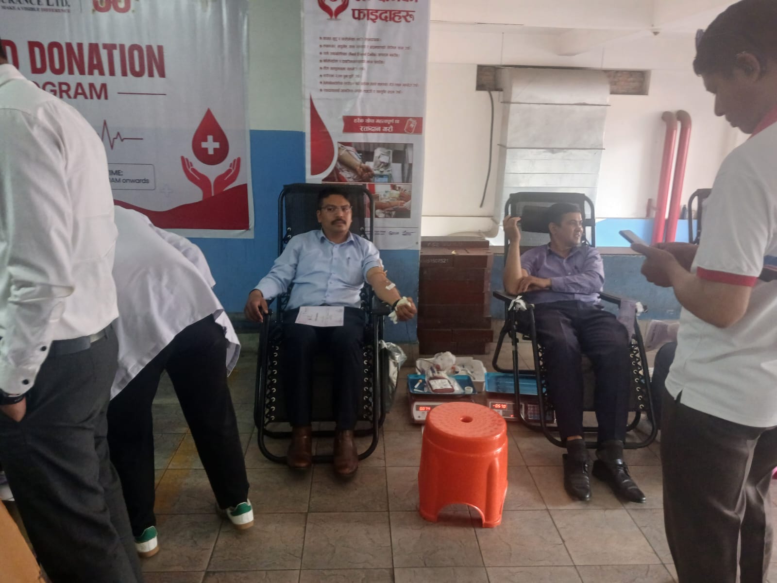 Blood Donation and Health Camp succeeded